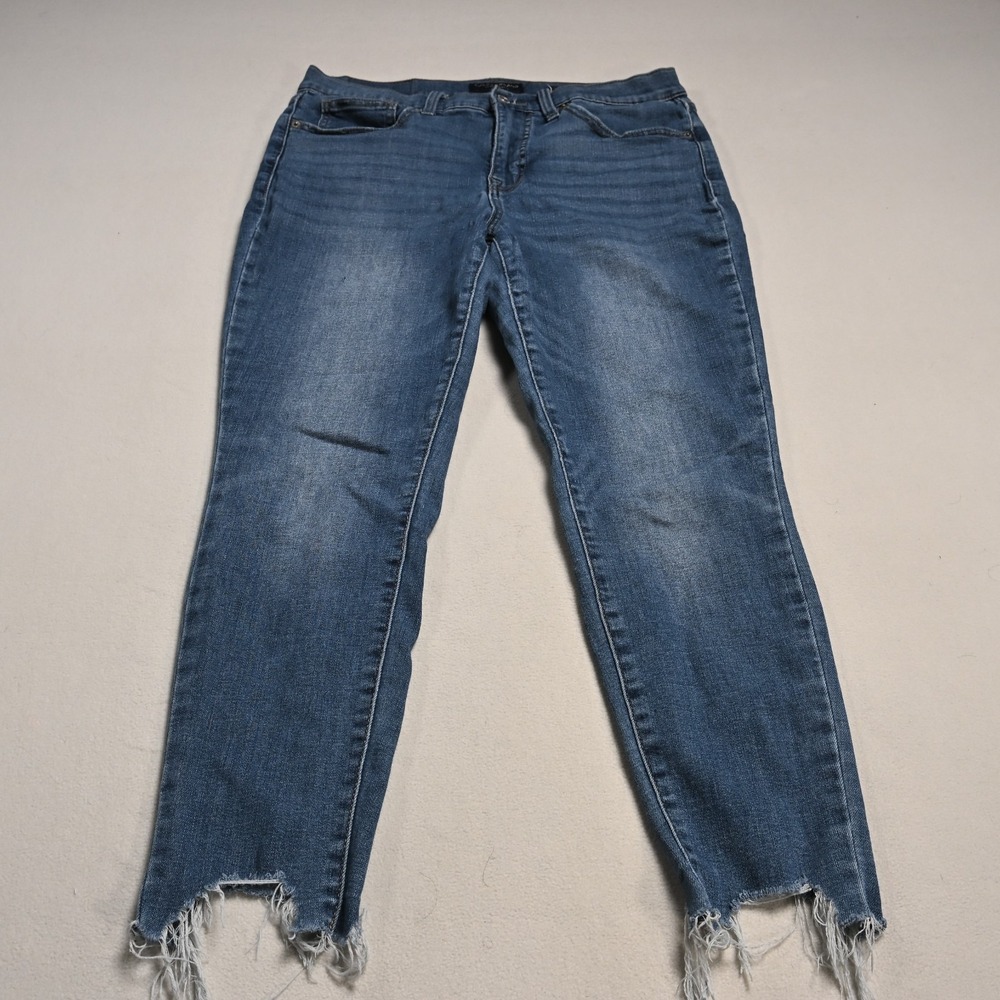 Lucky Brand Jeans Womens 10/30 Skinny Ankle Ava Mid Rise Denim Blue